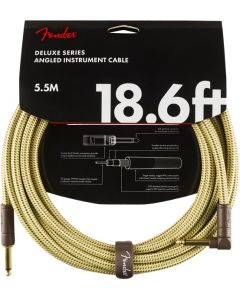 FENDER 18.6' Dlx Angl. Instr. cable Tweed 