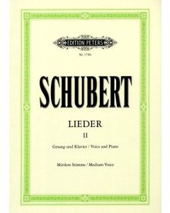  SCHUBERT LIEDER 2 MEDIUM VOICE+PIANO PETERS 