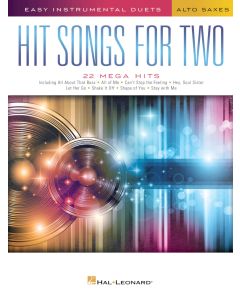  HIT SONGS FOR TWO ALTO SAXES 