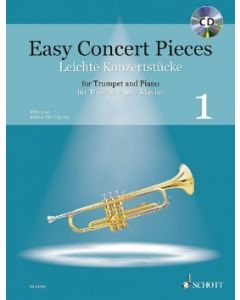  EASY CONCERT PIECES 1 +CD TRUMPET + PIANO 