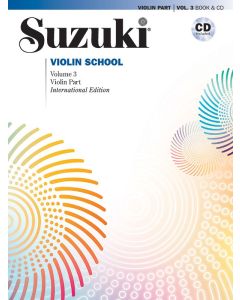  SUZUKI VIOLIN 3 KIRJA+CD NEW EDITION (2020) (HAHN) 