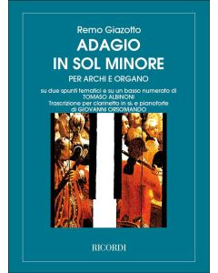  ALBINONI ADAGIO CLARINET+PIANO 