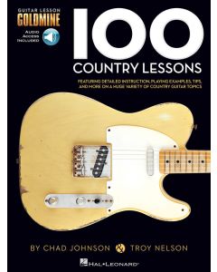  100 COUNTRY LESSONS +ONLINE AUDIO GUITAR LESSON GOLDMINE 