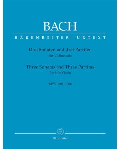  BACH SONATAS AND PARTITAS VIOLIN BWV1001-1006 