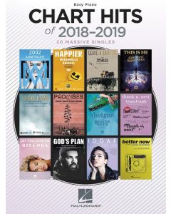  CHART HITS OF 2018-2019 EASY PIANO 