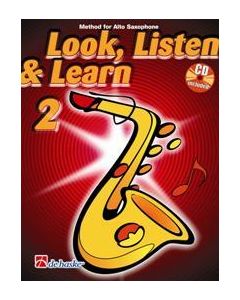  LOOK, LISTEN & LEARN 2+CD ALTO SAX DE HASKE 