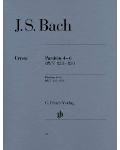  BACH PARTITAS 4-6 PIANO HENLE WITH FINGERING 