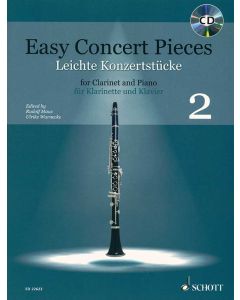  EASY CONCERT PIECES 2 +CD CLARINET + PIANO 