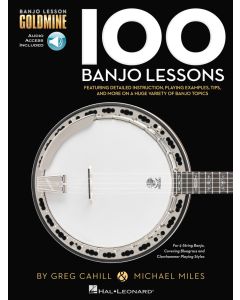  100 BANJO LESSONS +ONLINE AUDIO GOLDMINE 