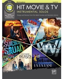  HIT MOVIE & TV INSTRUMENTAL SOLOS ALTO SAX +CD 