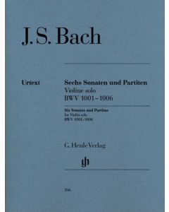  BACH SONATAS AND PARTITAS ROENNAU VIOLIN BWV1001-1006 