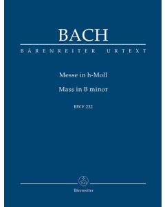  BACH MASS B MINOR BWV232 STUDY SCORE BÄRENREITER 
