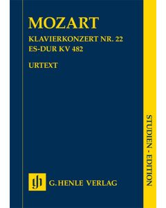  MOZART CONCERTO NO 22 Eb-MAJOR KV 4 STUDY SCORE  HENLE 