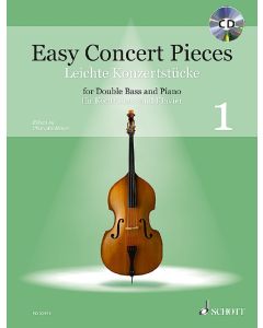  EASY CONCERT PIECES 1 +CD DOUBLE BASS + PIANO 