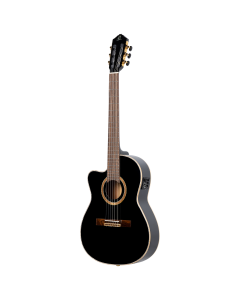 Ortega RCE-138-T4BKL vasenkätinen elektroakustinen klassinen kitara 