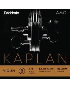 D'addario Kaplan AMO viulun G-kieli 4/4, medium 
