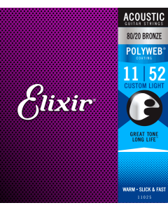Elixir Polyweb 80/20 Bronze 011-052 set 