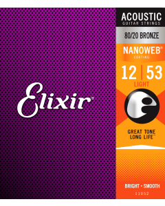 Elixir Nanoweb 80/20 Bronze 012-053 set 