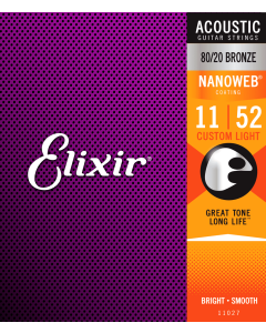 ELIXIR Nanoweb 80/20 Bronze 011-052 set 