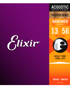 Elixir Nanoweb Phosp bronze 013-056 set 