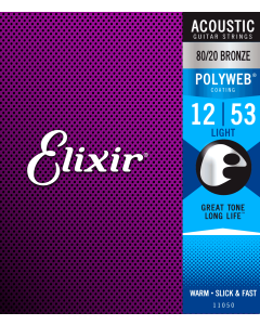 Elixir Polyweb 80/20 Bronze 012-053 set 