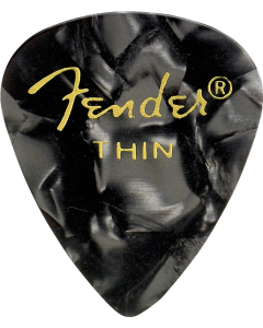 Fender Plektrapussi 351 Thin, Black Moto 
