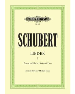  SCHUBERT LIEDER 1 MEDIUM VOICE+PIANO PETERS 
