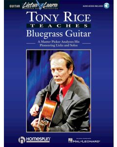  RICE TONY TEACHES BLUEGRASS GUITAR TAB +ONLINE AUDIO 