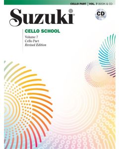  SUZUKI CELLO 7 KIRJA+CD REVISED EDITION 