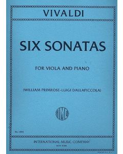  VIVALDI 6 SONATAS VIOLA+PIANO IMC 