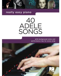  ADELE 40 SONGS REALLY EASY PIANO 