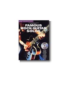  FAMOUS ROCK GUITAR SOLOS +CD GUITAR TAB 