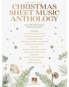  CHRISTMAS SHEET MUSIC ANTHOLOGY PIANO/VOCAL/GUITAR 