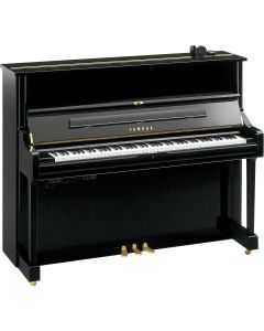 Yamaha piano U1SH3PE silent musta kiiltävä 