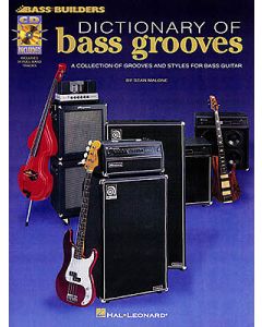  DICTIONARY OF BASS GROOVES +CD MALONE BASS TAB 