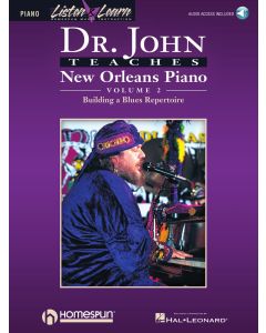  DR JOHN TEACHES NEW ORLEANS 2 PIANO +ONLINE AUDIO 