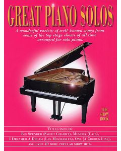  GREAT PIANO SOLOS SHOW BOOK 