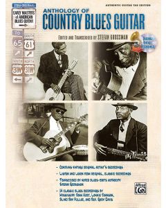  ANTHOLOGY OF COUNTRY BLUES +CD GUITAR TAB 