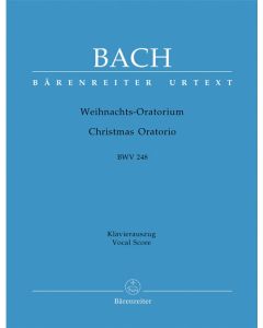  BACH CHRISTMAS ORATORIO BWV248 VOCAL SCORE BÄRENREITER 