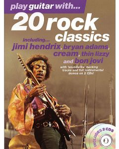  20 ROCK CLASSICS PLAY GUITAR WITH +2CD 