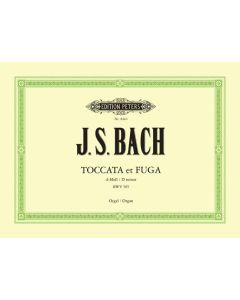  BACH TOCCATA AND FUGA D MINOR BWV 5 ORGAN PETERS 
