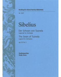  SIBELIUS DER SCHWAN VON TUONELA OP22/2 STUDY SCORE 