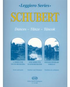  SCHUBERT DANCES FOR YOUTH ORCHESTRA SCORE AND PARTS EMB 
