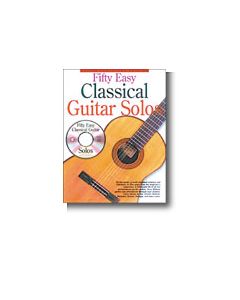  FIFTY EASY CLASSICAL GTR SOLOS +CD GUITAR TAB 