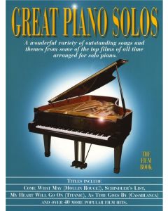  GREAT PIANO SOLOS FILM BOOK 