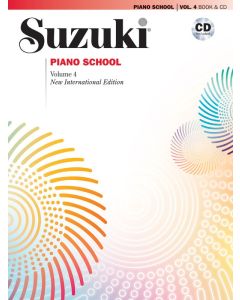  SUZUKI PIANO 4 KIRJA+CD NEW INTERNATIONAL EDITION   AZUMA 