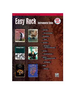  EASY ROCK INSTRUMENTAL SOLOS +CD CELLO+PIANO ACCOMPANIMENT 