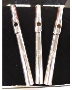 K-flutes Huilun hopeasuukappale + 14k piippu 