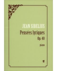  SIBELIUS PENSEES LYRIQUES OP40 PIANO 