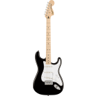 Squier Affinity Stratocaster Maple Neck White Pickguard Black 